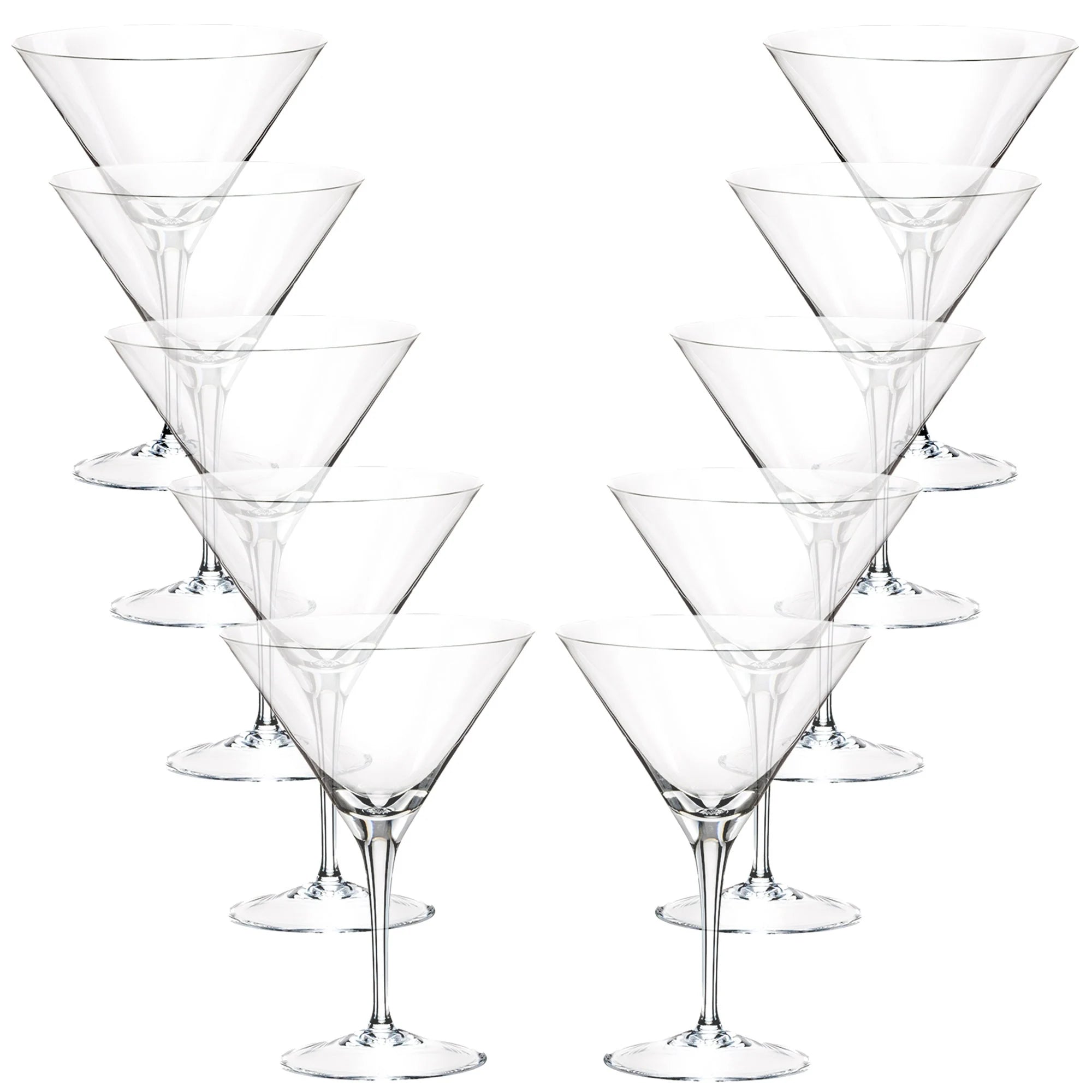 Set of 10 cocktail glasses 35 cl crystal Barware Collection