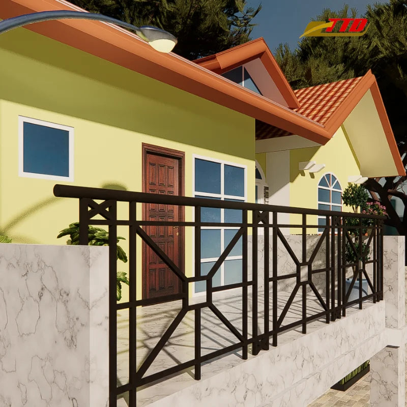 Premium iron balcony railings with artistic details elevate your outdoor space with stylish safe and weather-resistant design