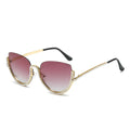 XY3749 Fashion Half Frame Women Sun Glasses 2025 New Design Party Sunglasses With Rhinestone