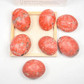 Natural Sun Stone Pendant Crystals Energy Healing Worry Orange Sun Stone With Mica Flat Plam Stone