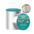 Aluminum Foil Butyl Adhesive Tape Waterproof Iron Pipe Leakage Tape Reinforced Greenhouse Repair Tape MegaBDM