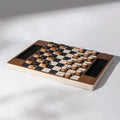 Classic Modern Leather Wooden Metal Chess Pieces Board Sets Educational for Kids Adult Other Home Decorations