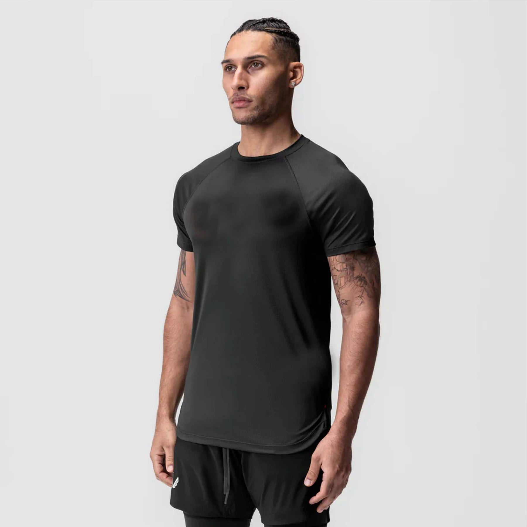 Stretchable Men's Performance T-Shirt for Training Sports and Fitness with Superior Moisture Control