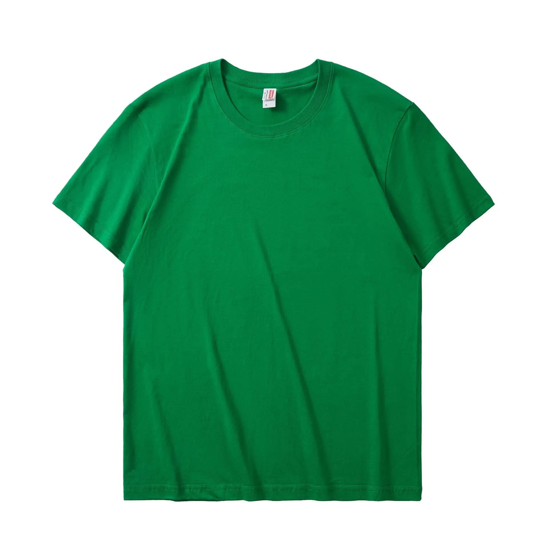 Closely-Knit Sirospun 100% Cotton Blank Solid Color Short Sleeve 180g T-Shirt