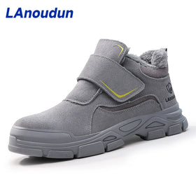 LAnoudun Welder Series Safety Boots for Men Anti-smash and Anti-puncture Safety Fashion Safety Shoes for Winter