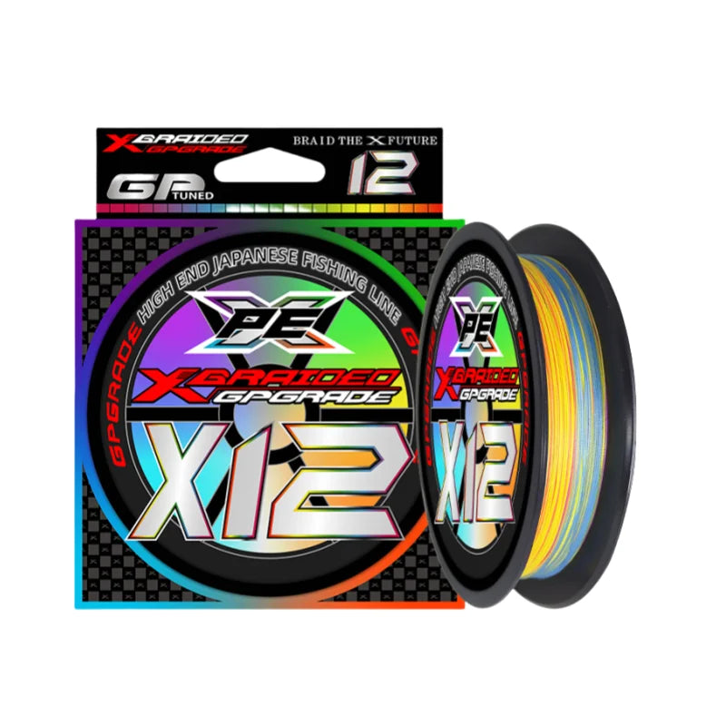 New Design 12-strand PE Fishing Line 150m/200m 12 Braided Multifilament High Strength Fishing Line Saltwater Main Line Pesca