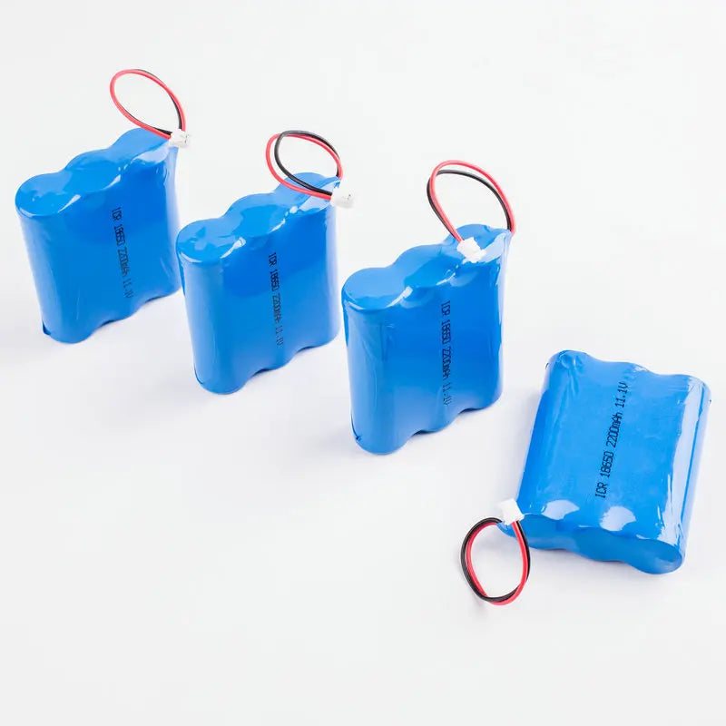 CB UN38.3 Certified 18650 Lithium Battery Pack 2000mah 2200mah 2600mah 3000mah High Discharge 3S1P 11.1V with BMS