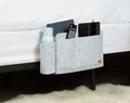 Easy Access Bedside Felt Storage Pocket Multipurpose Durable Brushed Felt Eco-Friendly Foldable Modern Bedroom Use Sturdy Cover