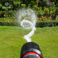 High Speed Helix Spray Cyclone Nozzle-Water Powered with Variable Spray Patterns and Soft Grip