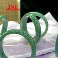 Natural Myanmar White A- Type Jade Jade Bracelets Crack-free Bean-color Jade Bracelet Ornament MegaBDM