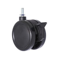 Modern Design 3 Inch Nylon Plastic Caster Wheels Locking M8 Threaded Stem for Furniture Living Room Bedroom Hotel Workshop Use