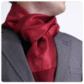 Exve Exclusive Elegant Double-Sided Red Self-Patterned Jacquard Woven Turkey Origin Scarf Hat & Glove Sets