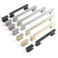 Black ZincStainless Steel Decorative Door Handles Knobs Bedroom Furniture Dresser Cabinet Drawer Pull Handle Villas Kitchen Use