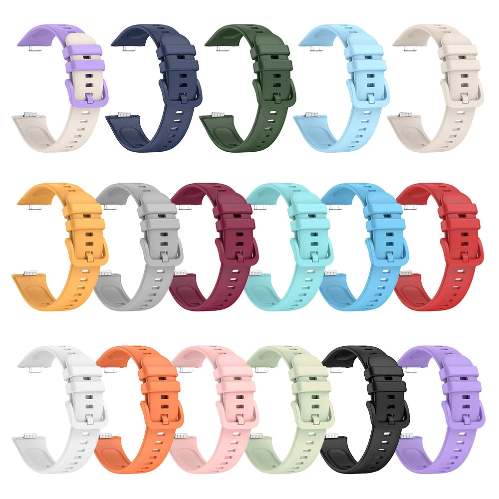 RYB Correa De Reemplazo Colorido Deporte Suave Pulsera FIT3 Correa De Reloj for HUAWEI WATCH FIT 3