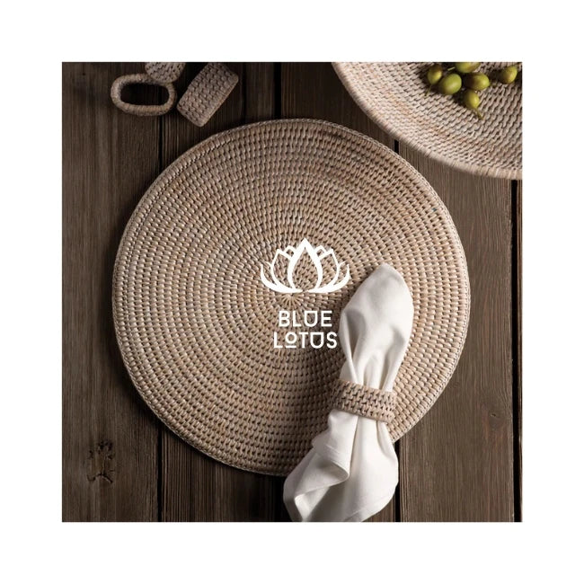 FAST SELLING Rattan Placemat From Blue Lotus in Vietnam for Home & Office Use Sustainable & Practical.