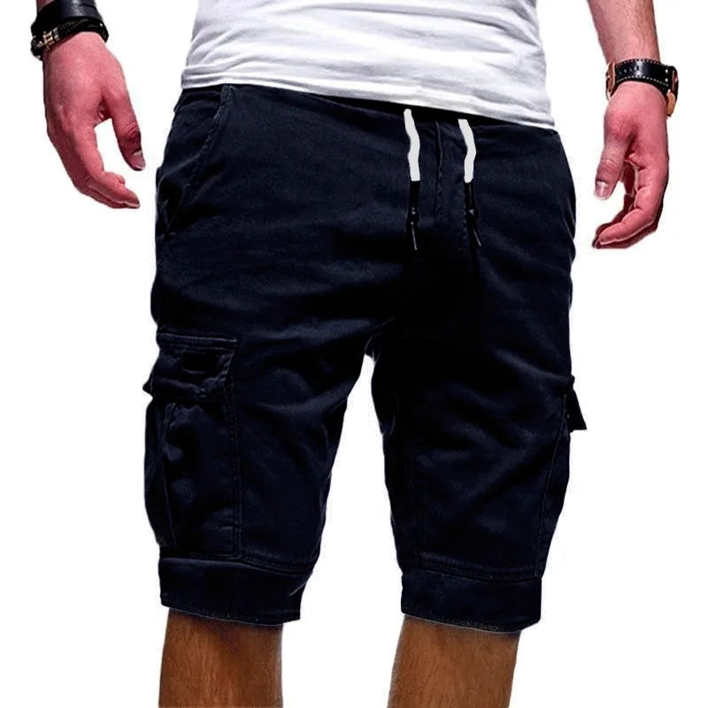 OEM custom logo embroidery printed design cross-border new summer men's casual multi-pocket men's shorts men's outdoor shorts