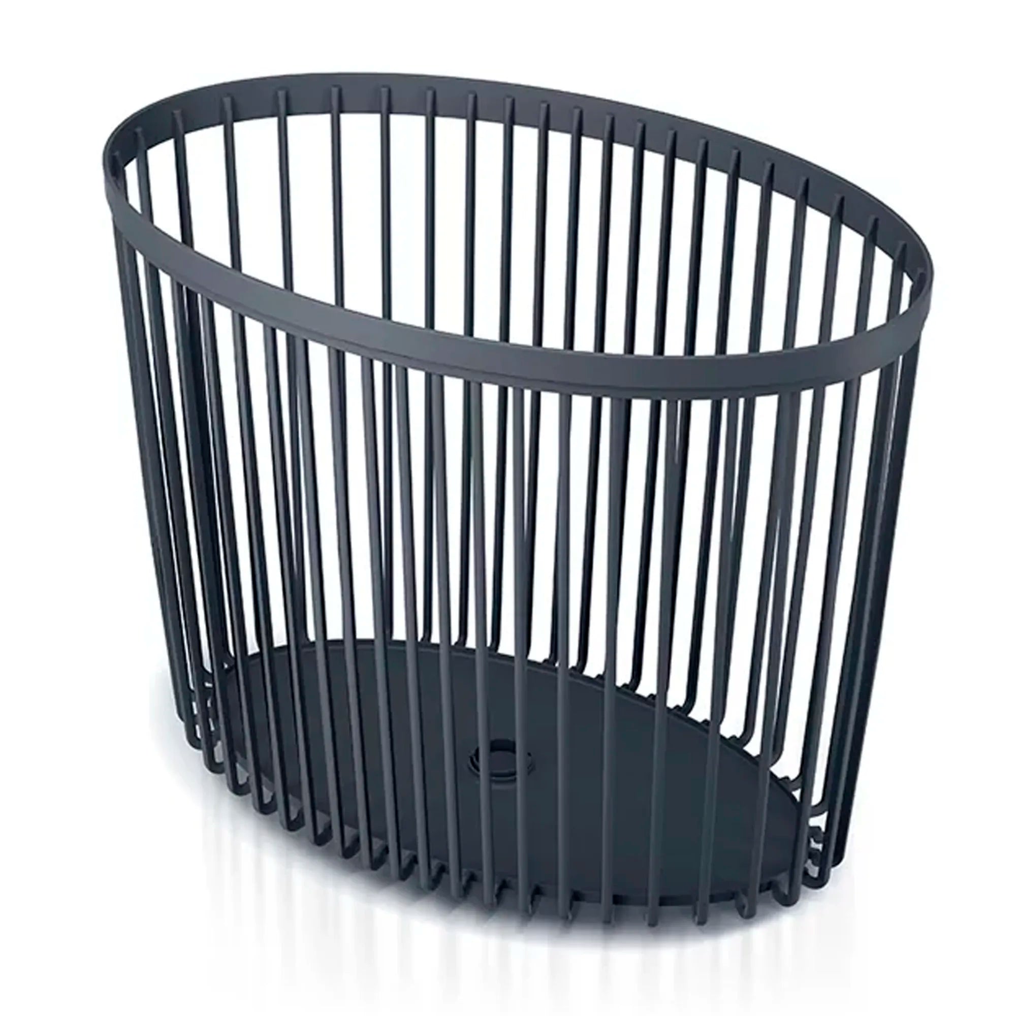 CLUBO 55L garden basket stand - decorative side table dimensions (mm) 568x348x450 Anthracite color