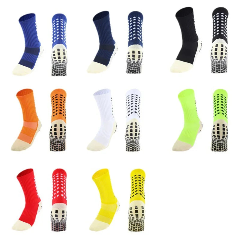 Custom Professional Anti-Slip Football Grip Socks | Premium Performance Soccer Socks for Men | Calcetas Antideslizantes Futbol