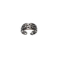Korea east gate retro wide version of the chain ring Europe and the United States exaggerated personality versatile Thai silver