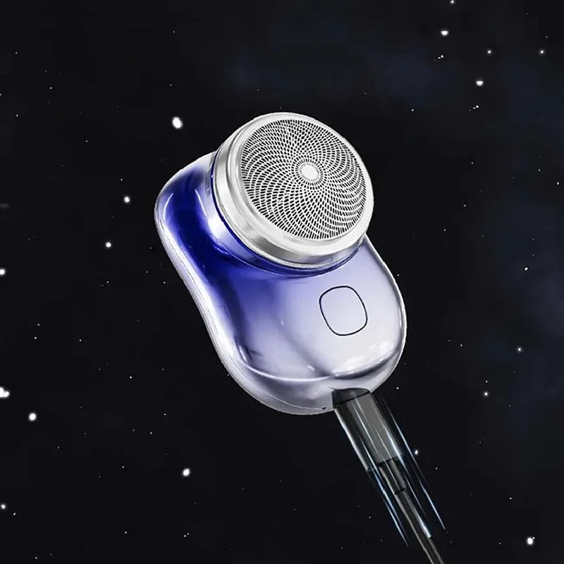 Mini Portable Electric Shaver Pocket Size Beard Shaver Wet and Dry Men Face Razor Electric Shaver