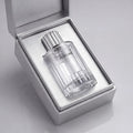 Luxury Round 100ml Clear Empty Crimp Glass Perfume Bottle Without Lid