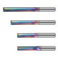 JR135 2F Straight Groove Milling Cutter  DLC  Coated CNC Woodworking Router Bit Density Board Carving Cutter