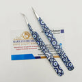 Best Sustainable 45 Degree Stainless Steel Eyelash Extension Tweezers Paper Coated with Strong Grip and Pointed Tip
