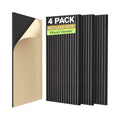 8 Pack Large Self-Adhesive Grey Acoustic Panels Modern Design Style for Soundproof Wall Echo Absorption