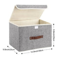 Factory Direct Sale Popular Cabinet Foldable Linen Fabric Toy Kids Storage Box With Lid MegaBDM