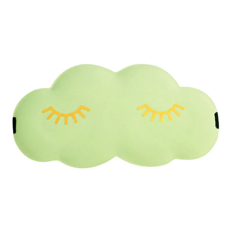 Luxury Sleep Eye Mask 3D Cloud Ice Silk Breathable 3D Sleep Mask Eye Mask for Eyelash Extension Protector