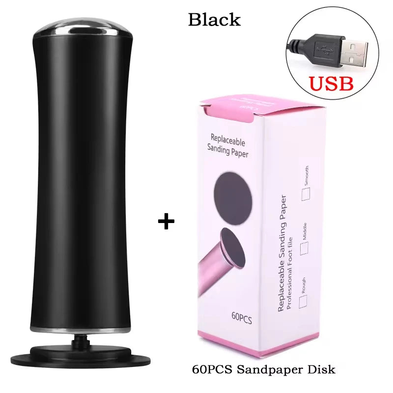 New Electric Pedicure Foot Care Tool Files Pedicure Callus Remover USB Cable Sawing File for Feet Dead Skin Callus Peel Remover