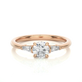 Luxury Statement Diamond Ring Fine Jewelry Gold Plated Ring IGI Certified Diamond Jewelry Engagement Ring for Womens from India