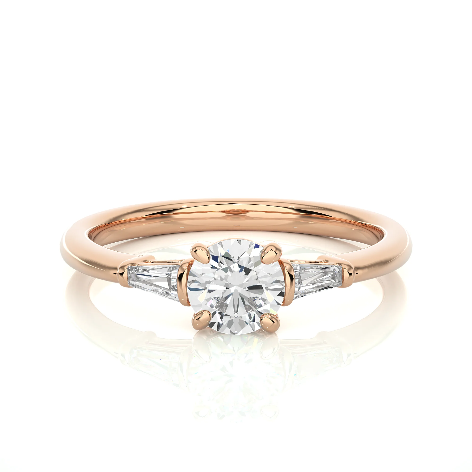 Luxury Statement Diamond Ring Fine Jewelry Gold Plated Ring IGI Certified Diamond Jewelry Engagement Ring for Womens from India