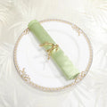 Premium Green Satin Napkins 40x40cm Custom Fabric Banquet Party Table Decor Wedding