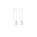 Azuris 925 Sterling Silver 10 cm Elephant Fine Stud Earrings Luxurious Jewelry for Women Turkey