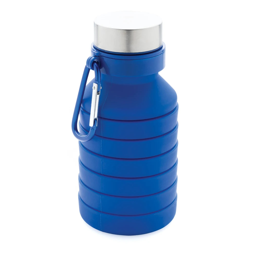 550 ml Corporate Silicone Drinkware Bottle Foldable Plate Design