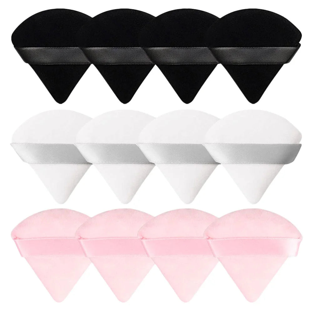 Wholesale Triangle Makeup Puff Ultra Soft Powder Puff Makeup Sponge Loose Mineral Powder Wet Dry Triangle Powder Puff MegaBDM
