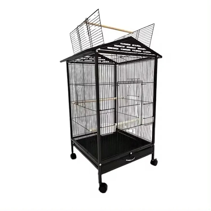 Factory Direct Sales Metal Wire Large Bird Cage instant Bird's Nest wire Bird Home animal House Wooden