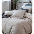 Flax Linen Bedding Sets 100% Pure French Linen Duvet Cover Pillowcase Bed Set