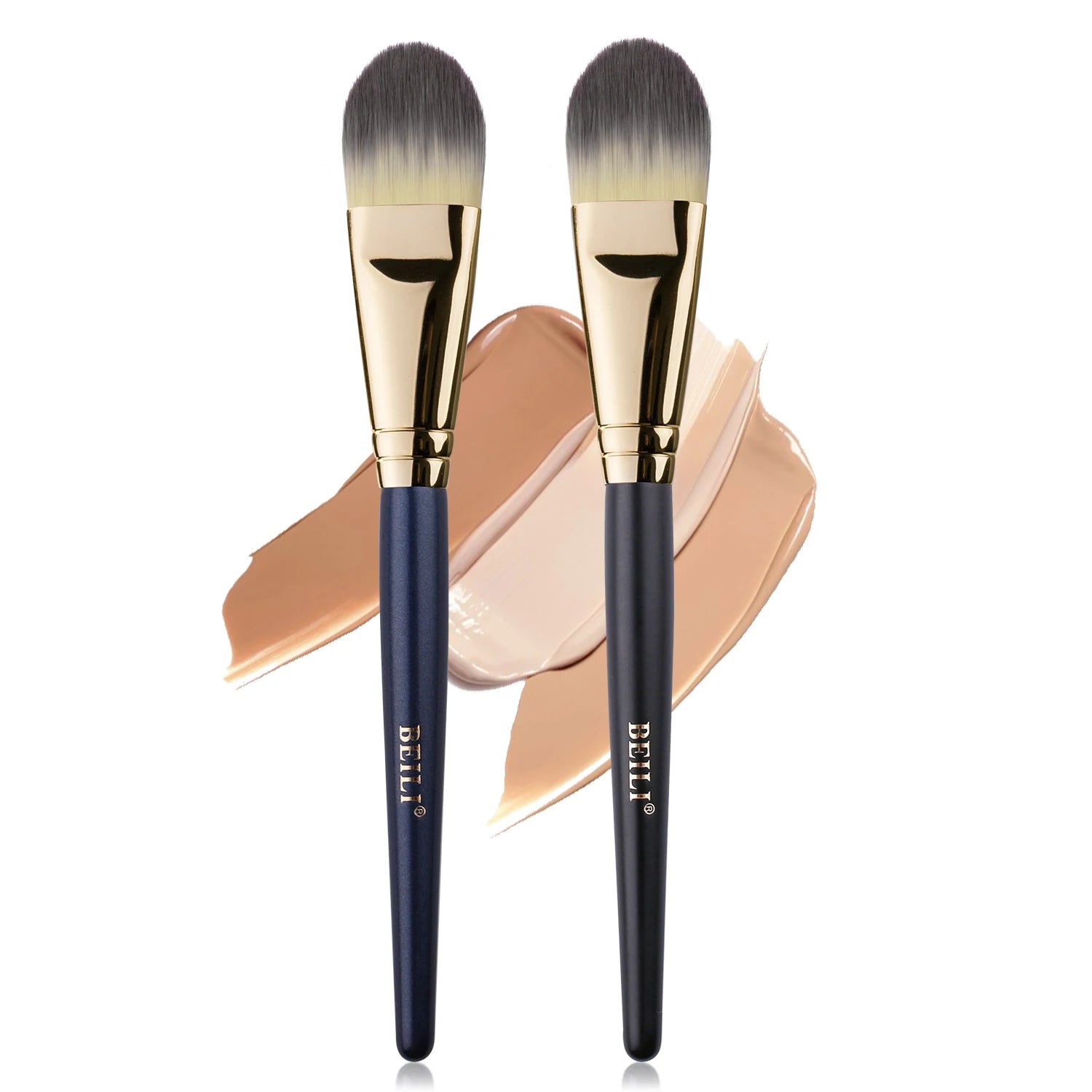 Professional Single Makeup Brush Foundation Flat Foundation Face Private Label Foundation Concealer Cosmetics Brushes Set