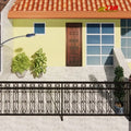 Elegant Modern Design Classic Balcony for Home Enhances Outdoor Space Suits Every Style for Villas Durable Steel Wrought Iron