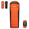 Camping Duck Envelope Sleeping Bag Adult Ultralight Spliced Waterproof Nylon Mix Color 3 Seasons Outdoor Hiking Dual-purpose