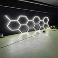 Hot Sale Linear LED Light Barber Shop Lighting Honeycomb Design 6500K Cool White Easy Install with Mounting Brackets