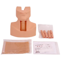 Ciiizaoo Medical Training Advanced Tracheotomy Intubation Training Model PVC Material