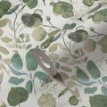 Made in Germany Modern Anti-static Hotel Floral Green Blue White Non Woven Vinyl Wallpaper Rolls 1005 X 053 m