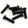 Bulk in Stock M3 M4 M5 M6 M8 M10 M12 Mild Carbon Steel 4.8 Black Oxide Blue Zinc Plating Cross Head Round Head Screw