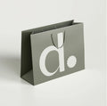 Customized Luxury Shopping Gift Paper  Bag with Cotton Handle