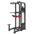 Commercial Steel Strength Training Dip/Chin Assist Machine Pin Load 100kg Weight Stack Durable Multi-Function Chest Arms Legs