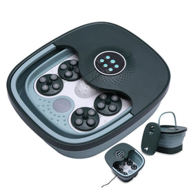 Mimir Newest 500W Fast Heating Wireless Control Collapsible Heat Foot Spa With 24 Auto Massage Balls