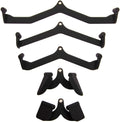 Wholesale 5-Piece Heavy Duty Iron & Steel LAT Pull Down Cable Machine Attachment Sets for Weightlifting Equipment